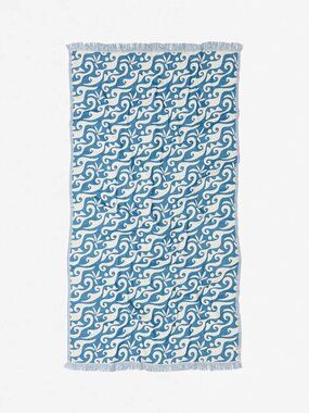 Slowtide Bailey Driftweave Turkish Towel Salt Water New NWT